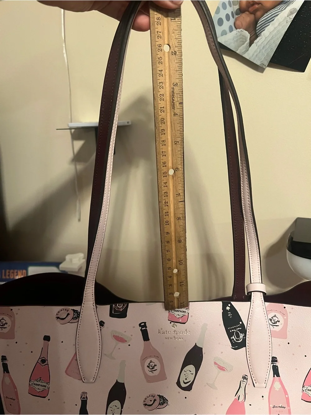 Kate Spade New York Arch Champagne Large Reversible Tote